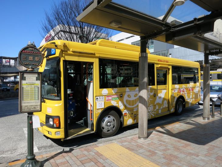 いざ、ジブリへ!吉祥寺からではなく、三鷹から発車というのがまた良いんです。
